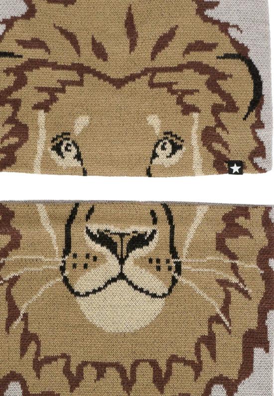  [키즈] 몰로 모자 세트 (라이언 그레이 색상) - MOLO