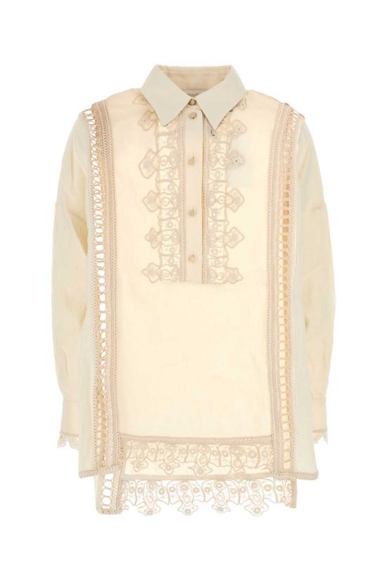  짐머만 블라우스 일루미네이트 셔츠 크림