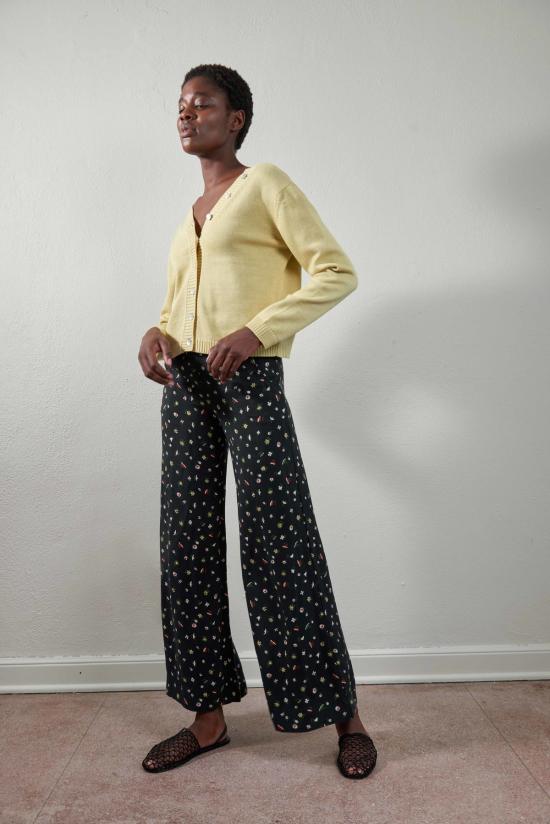  마리아 스탠리 가디건 버튼 카디 시트론 - MARIA STANLEY