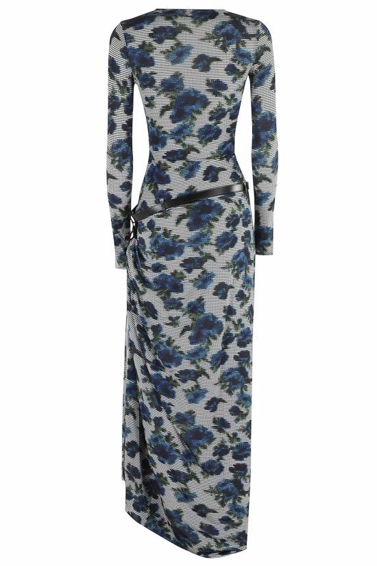  코페르니 롱 원피스 서스펜디드 아스키 드레스 블루 - COPERNI