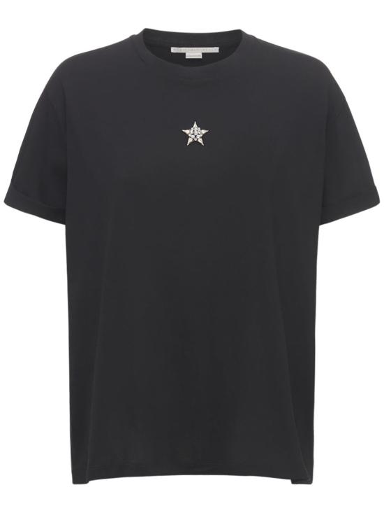  스텔라 맥카트니 반팔 티셔츠 스텔라 매카트니 클래식 티셔츠 블랙