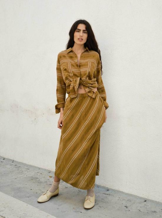  Ace & Jig 롱 스커트 에이스 & 지그 테스 스커트