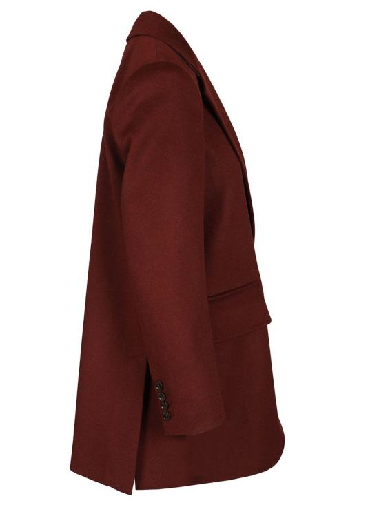  막스마라 수트 자켓 막스 마라 싱글 브레스트 블레이저 레드 - MAX MARA