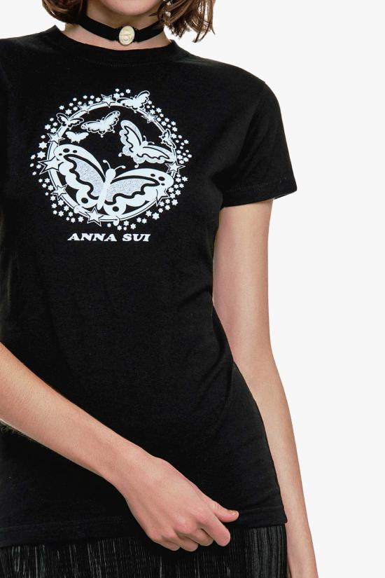  안나 수이 반팔 티셔츠 나비 티셔츠 - ANNA SUI