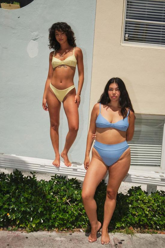  갈라마르 비키니 수영복 하이킥 브리프 아쿠아 - GALAMAAR