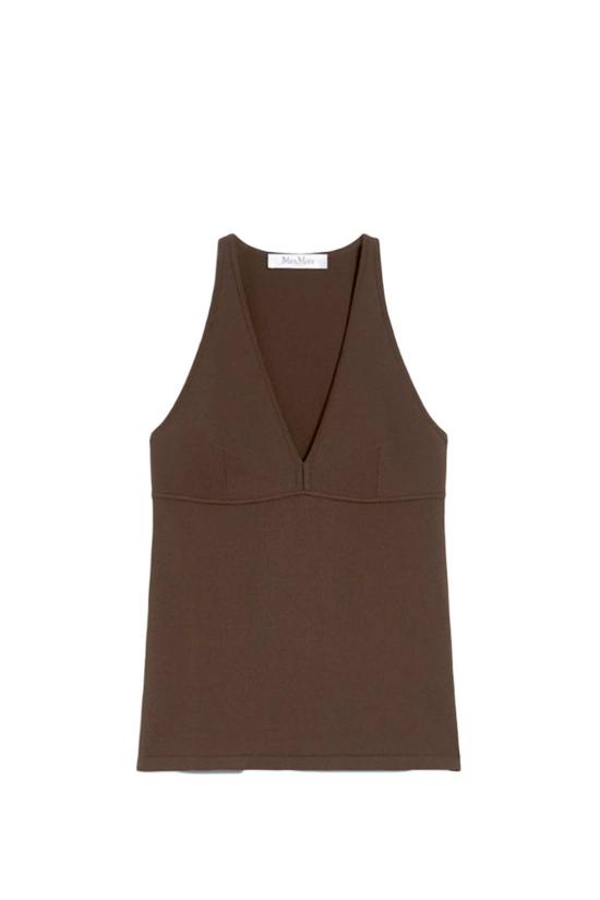  막스마라 민소매 티셔츠 막스 마라 아르미다1234  브라운