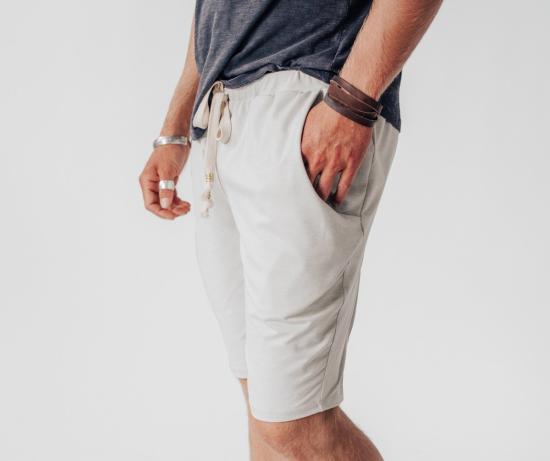  Crow Collective 숏팬츠 크로우 콜렉티브 저니 쇼츠 화이트 샌즈 - OTHER BRANDS