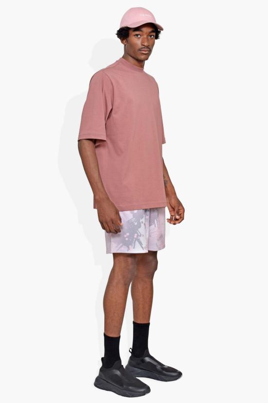  더 셀렉트 반팔 티셔츠 셀렉트 스퀘어 T 다크 로즈 - THE CELECT