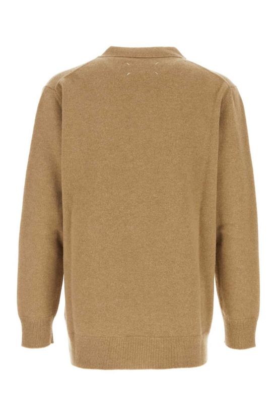  마르지엘라 가디건 메종  카푸치노 울  베이지 - MAISON MARGIELA