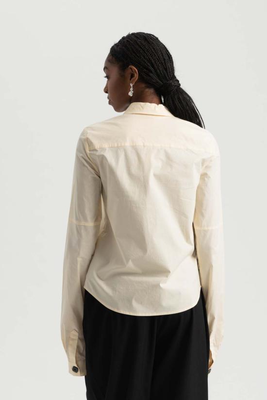  더 가먼트 셔츠 가먼트 키프로스 슬리브 셔츠 바닐라 - THE GARMENT