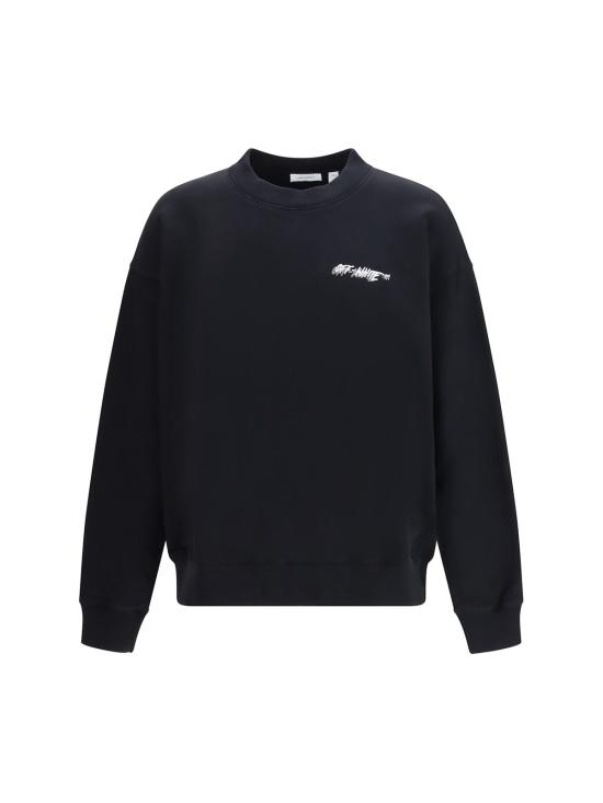  오프화이트 긴팔 티셔츠 스케이트 로고 스웨트셔츠