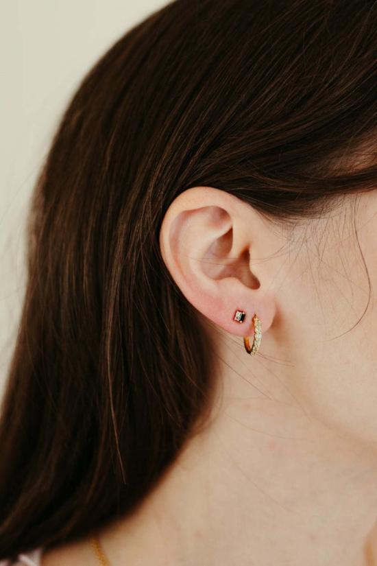  시에라 윈터 주얼리 이어링 카르마 후프  페리도트 - SIERRA WINTER JEWELRY