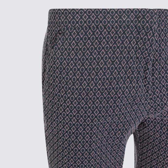  에트로 스트레이트 팬츠 네이비  블루 - ETRO