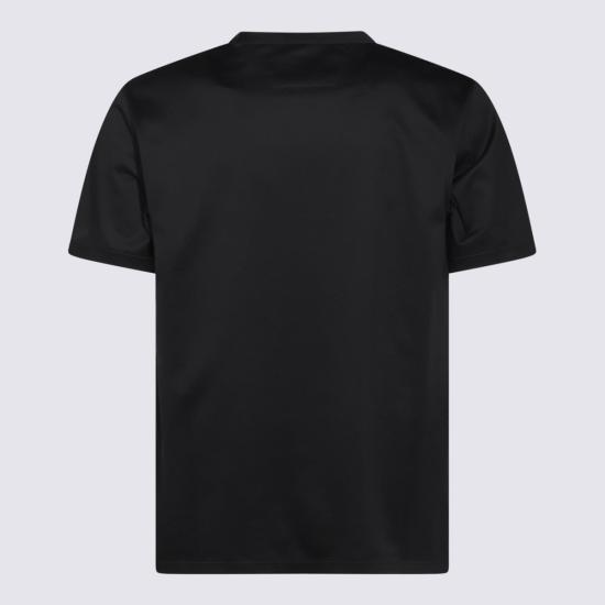  씨피 컴퍼니 반팔 티셔츠 C.P. 컴퍼니 면 티셔츠 블랙 - C.P. COMPANY