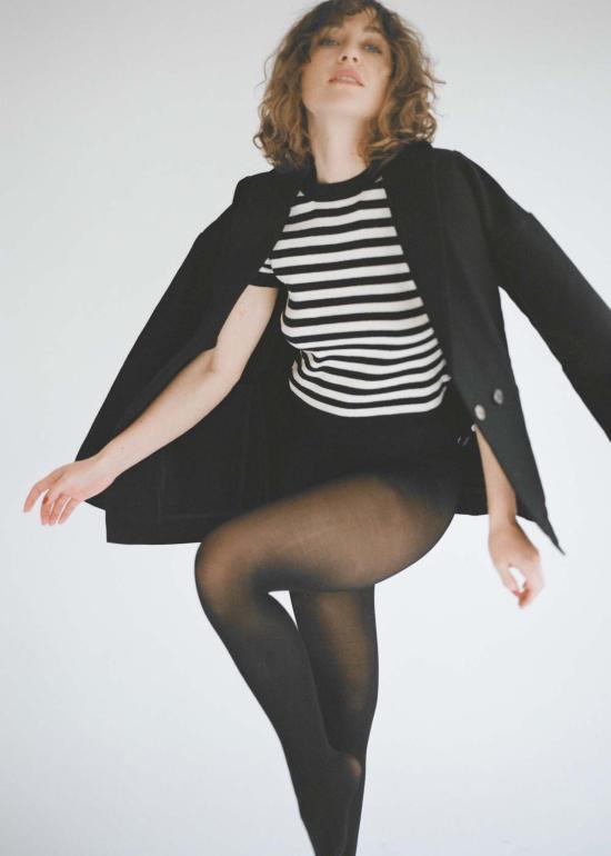  마리아 스탠리 수트 자켓 로닌 블레이저 누아르 - MARIA STANLEY