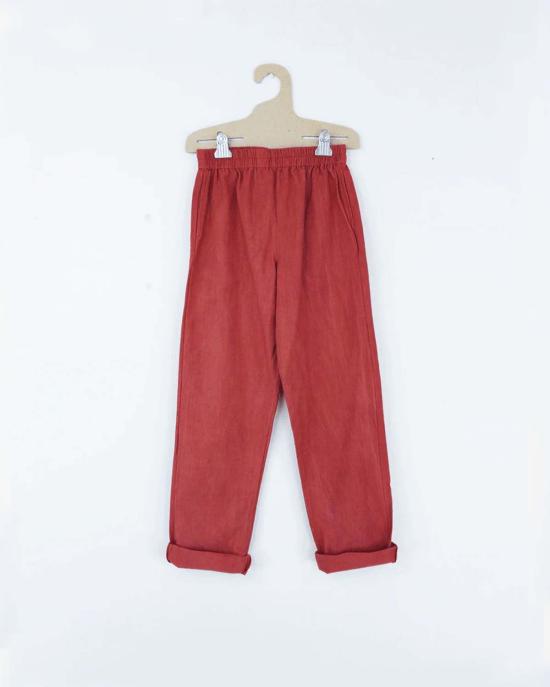  PO-EM 스트레이트 팬츠 포엠 라운저  루비 레드 - PO EM