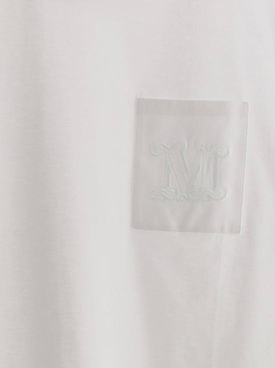  막스마라 반팔 티셔츠 막스 마라 파파이아 티셔츠 화이트 - MAX MARA