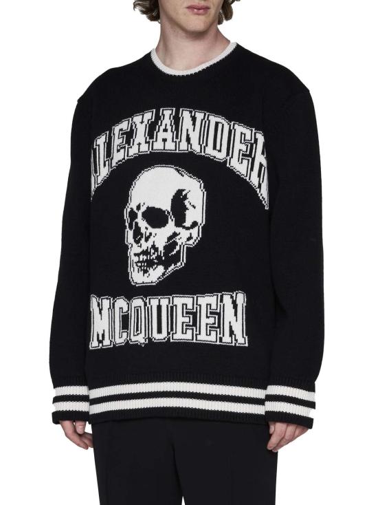  알렉산더 맥퀸 스웨터 바시티  네로 - ALEXANDER MCQUEEN