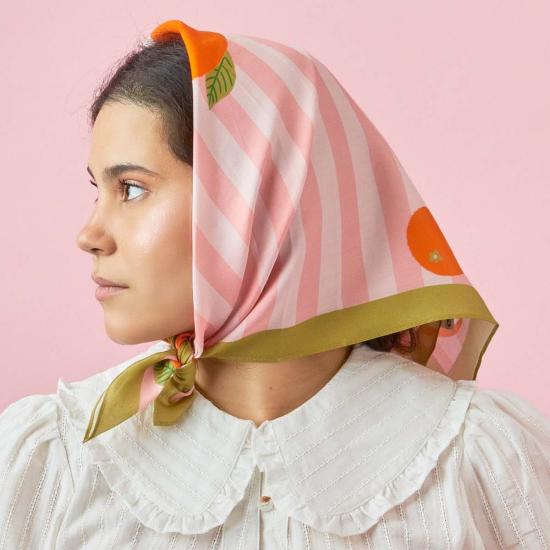  센티넬 머플러/스카프 Centinelle California 포멜로 코튼 실크 반다나 - CENTINELLE