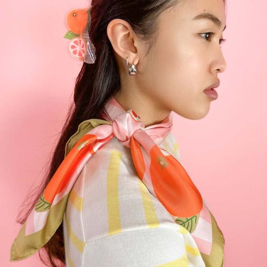  센티넬 머플러/스카프 Centinelle California 포멜로 코튼 실크 반다나 - CENTINELLE