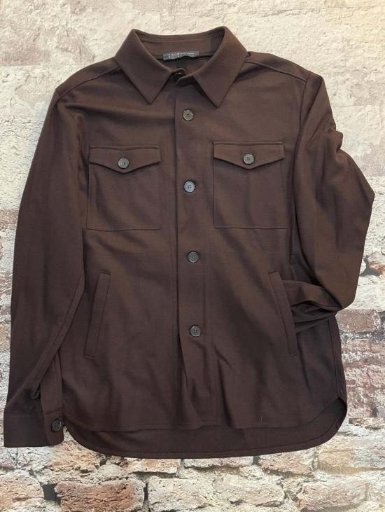  해리스와프런던 자켓 해리스 워프 런던 메리노 셔츠 재킷 버건디