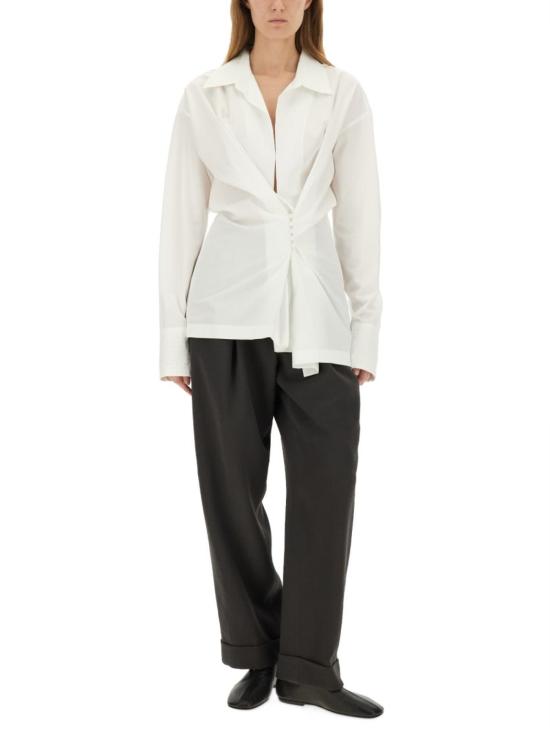  드리스 반 노튼 스트레이트 팬츠 Dries Van Noten 파르탄  그레이 - DRIES VAN NOTEN