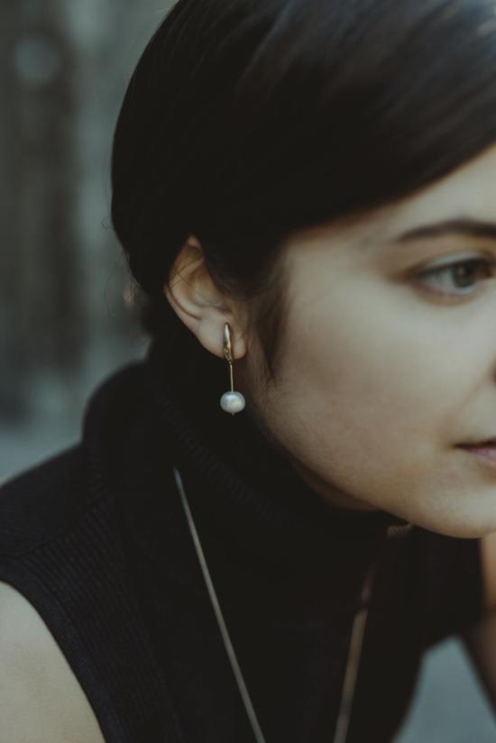  Uni 이어링 유니루 펄 드롭 - OTHER BRANDS