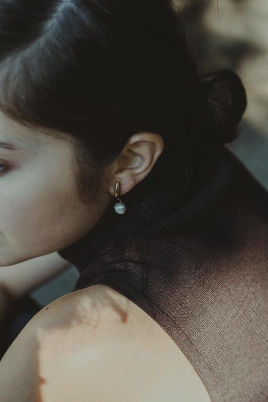  Uni 이어링 유니루 펄 드롭 - OTHER BRANDS