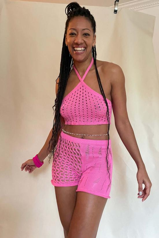  Abacaxi 숏팬츠 아바카시 스웨터 반바지