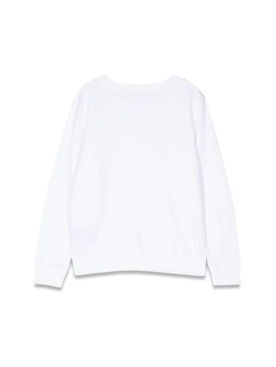  [키즈] 발망 풀오버 로고 크루넥 스웨트셔츠 (화이트) (어린이용) - BALMAIN