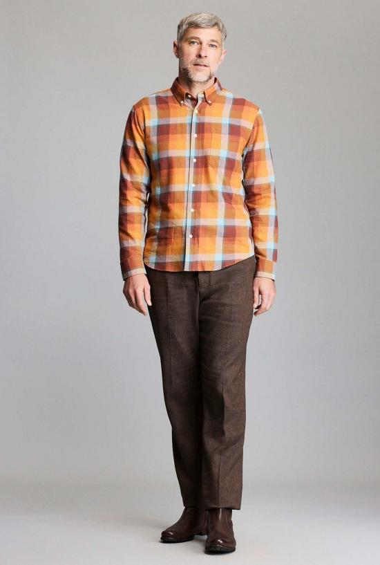  Billy Reid 긴팔 셔츠 빌리 리드 볼드 체크 터스컴비아 버튼다운 - OTHER BRANDS