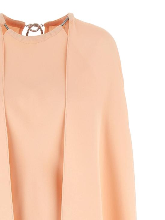  막스마라 미디 원피스 막스 마라 마나구아 드레스 핑크 - MAX MARA