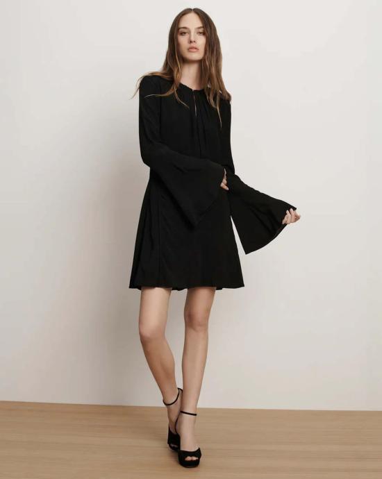  베로니카비어드 숏 원피스 베로니카 비어드 미니 에즈리 드레스 블랙