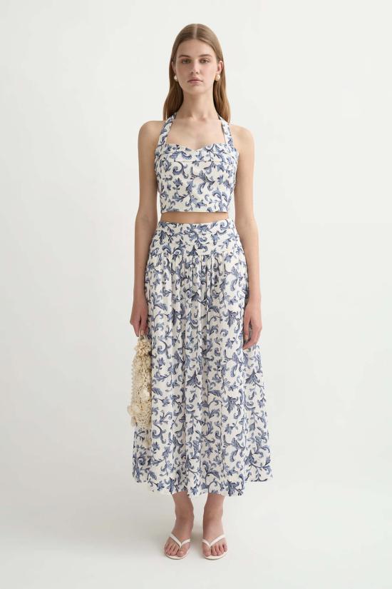  포제 블라우스 포세 루 홀터 탑 - POSSE