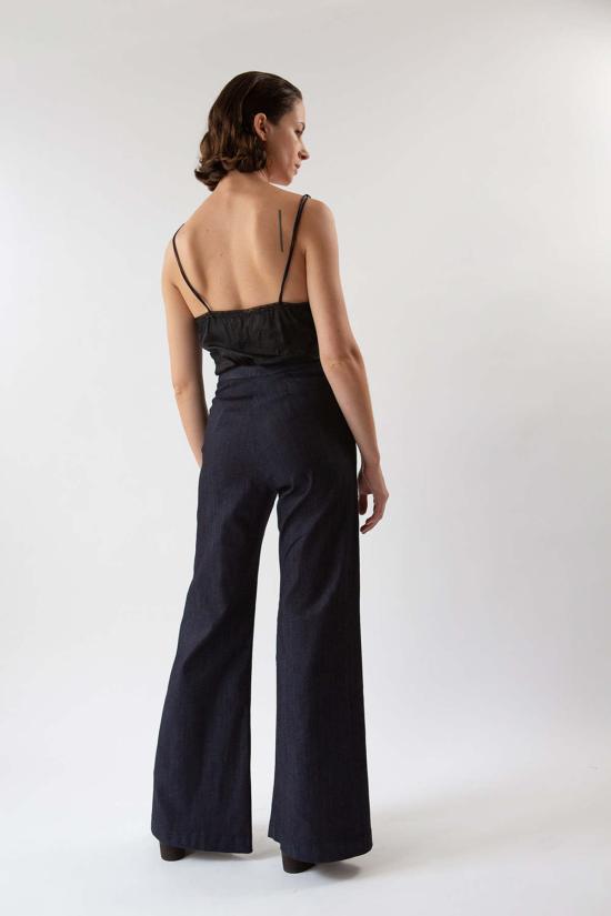  에리카 타노브 데님 팬츠 다비  다크 인디고 - ERICA TANOV