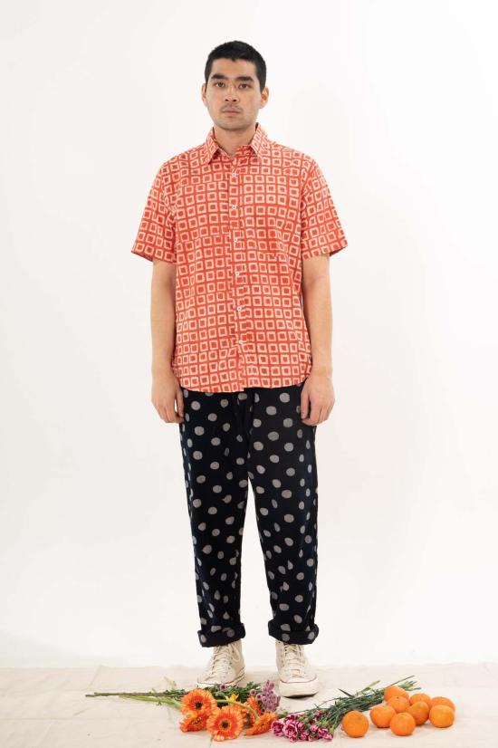  DUSHYANT. 반팔 셔츠 Dushyant. 포크 반소매 셔츠 - OTHER BRANDS