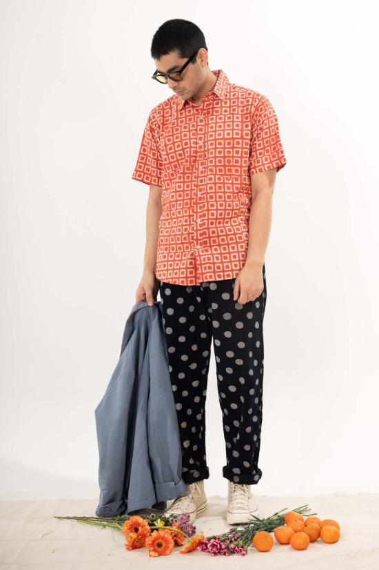  DUSHYANT. 반팔 셔츠 Dushyant. 포크 반소매 셔츠 - OTHER BRANDS