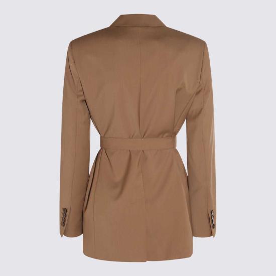  막스마라 수트 자켓 탈렌토 블레이저 브라운 - MAX MARA
