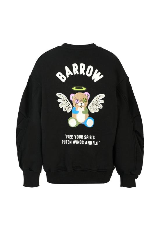  [키즈] 바로우 풀오버 스웨트셔츠 블랙 - BARROW