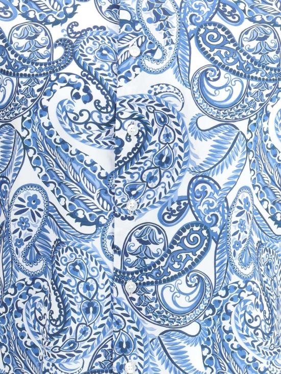  에트로 긴팔 셔츠 페이즐리 프린트 - ETRO