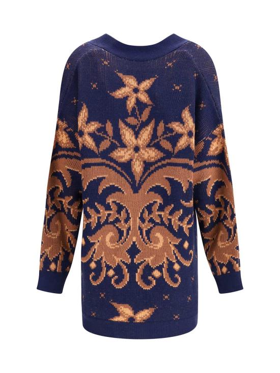  에트로 가디건 울 자카드 - ETRO