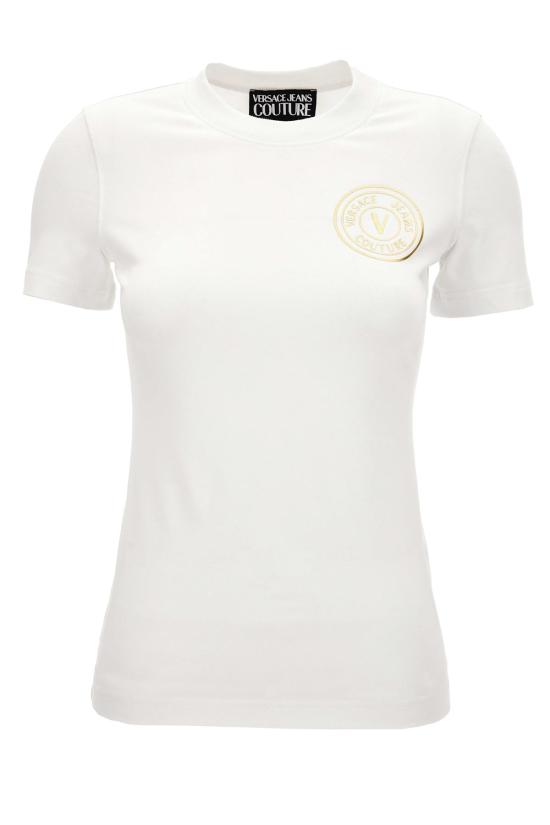  베르사체 반팔 티셔츠 진 쿠튀르 티셔츠 화이트