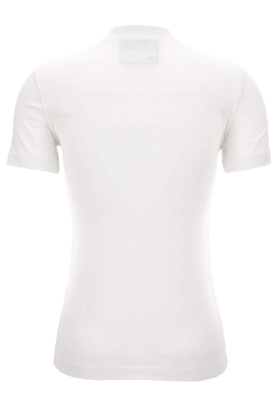  베르사체 반팔 티셔츠 진 쿠튀르 티셔츠 화이트 - VERSACE