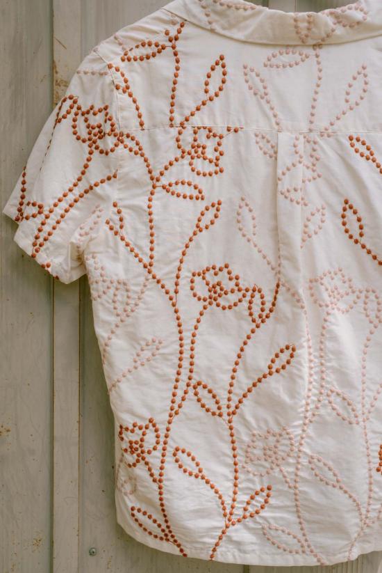  제스 미니 블라우스 롱 스템드 라구나 라운지 탑 - JESS MEANY