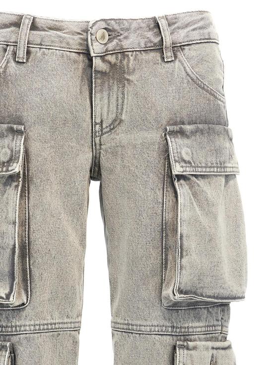  디 아티코 데님 팬츠 아티코 에시 진 그레이 - THE ATTICO