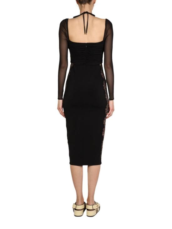  셀프 포트레이트 미디 원피스 레이스 드레스 블랙 - SELF PORTRAIT