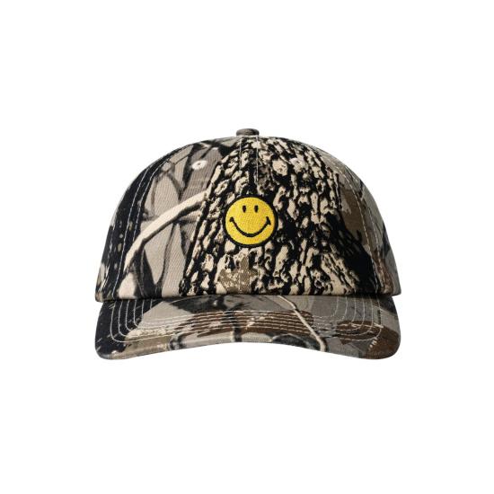  마켓 모자 스마일리 배지 6패널