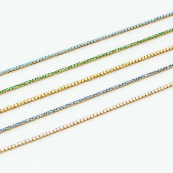  Au 79 Jewelry 바디 주얼리 Au 79 주얼리 달라스 마이크로 테니스 팔찌 터쿼이즈 Cz - OTHER BRANDS