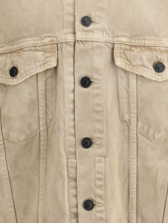  발렌시아가 데님 자켓 로고 재킷 - BALENCIAGA