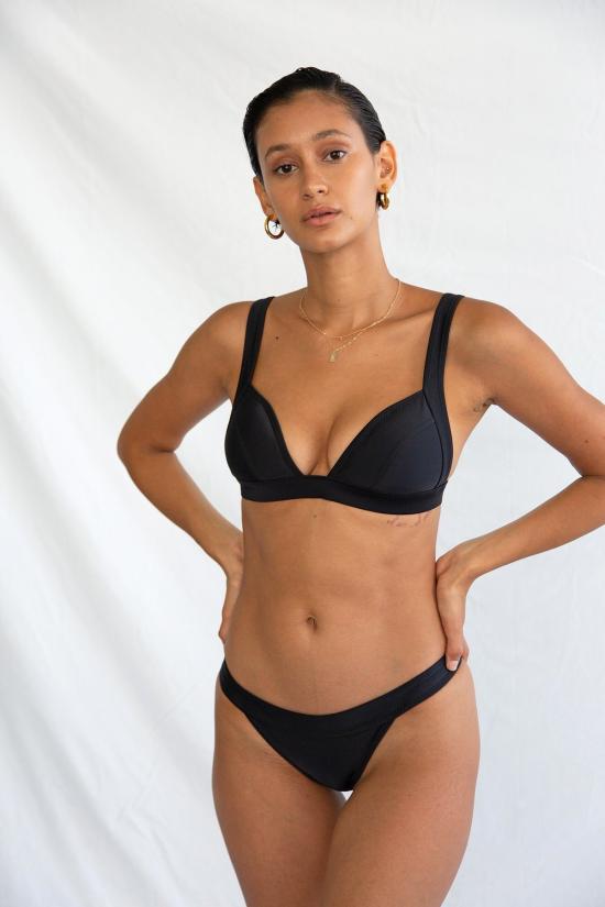  갈라마르 비키니 수영복 밴드 브리프 느와르